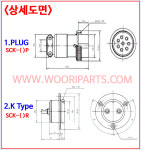 SCK32-2R 32파이커넥터 항공잭  원형커넥터 원형플러그 써큘러커넥터 SCK32-02R SCK32-03R SCK32-04R SCK32-2P SCK32-3P SCK32-4P... 