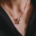 이비니시 14k 리비드 펜던트 L : 이비니시 EBINISH