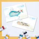 캘리그라피 엽서 카드 60장세트 (CA-06) : 디자인 포레스트