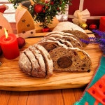 [예약판매] 통밀로 만든 건강한 수제 비건 슈톨렌 통밀빵 ( 크리스마스 연말 디저트 stollen 성탄절빵 ) : 더브레드 자연발효빵