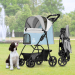 [디클펫] 러비어스 강아지유모차 애견유모차 개모차 반려견 펫모차 폴딩 코코 초경량 접이식 : 디클펫
