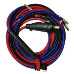 NR20 4M Tig 토치 스위블 헤드 포함 소프트 호스 수냉식 건 35-70 유로 커넥터 : 나르샤Be