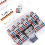 박스형 퀵 배선 케이블 커넥터 222 전기 다중 와이어 범용 푸시인 도체 터미널 블록 SPL42/62 : 일글로리