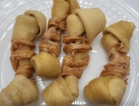 수제 강아지 껌 오래먹는 개껌 치석제거 덴탈껌 한우우피꽈배기치킨말이100g : 견묘상점몰