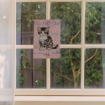 [몽쁘띠샤] 빈티지 고양이 엽서 핑크 carte postale chat rose : 몽쁘띠샤