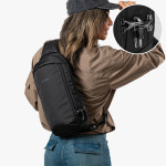 팩세이프 V테크 슬링백 도난방지 가방 소매치기방지 10리터 RFID스캔차단 11인치 노트북수납 바이브 325 : 팩세이프