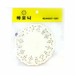 도일리페이퍼 원형화이트 4가지사이즈 원형코스터 핸드메이드 컵받침대 파티컵매트 티코스트 : 세상만샵
