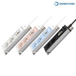 국산 누전차단 4000W 고용량 멀티 콘센트 애니탭 2구 1.5M 알루미늄 멀티탭 서버탭 : 동양전자산업 스토어