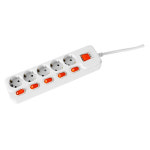 국산 현대 긴 접지 2구 10M 멀티콘센트 개별 과부하차단 멀티탭 : 인정넷