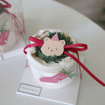 [출산,백일선물] 메리베어 아기옷 미니케이크 (실내복세트포함) : 앙앙 기저귀케이크