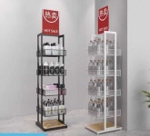 약국진열대 4단 약국 이동식 스낵 편의점 슈퍼 블랙 마트 철제 4층-화이트 30x35x150cm : 제이와이셀링