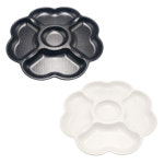 국산 그린메라민 매트 크로바5절 접시 G-0515 업소용 나눔접시 5칸 그릇 g0515 : 온라인키친