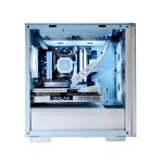 스몰 랩 라이트 블루 게이밍 PC AMD Ryzen7 5700x SSD M.2 NVME 1TB... DDR4 3200MHz 32GB 간단 수냉 240mm CPU 쿨러 게이밍 PC : 시구왕병