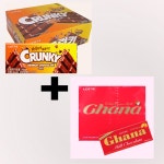 롯데 크런키34g12개 가나밀크70g 10개 초콜릿 : 청이마트