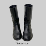 와이드 클래식 미들부츠 미디부츠 : SOMEVIBE-썸바이브