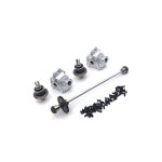 WLtoys 1/14 144010 RC 자동차 부품용 기어 박스 차동 키트, HWRC 업그레이드 메탈 센터 구동축 어셈블리 : 비상mall