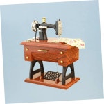 아티베터 크리스마스 빈티지 재봉틀 뮤직 박스 레트로 트레드 슬레르 사르토리우스 장식 미니 스피커 헤비 듀티 재봉틀 뮤지컬 재봉틀 발렌타인... 