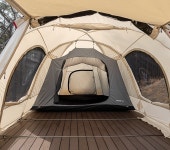 와와코리아 스페이스A 리빙쉘 캠핑 대형 텐트 TPU 우레탄통창포함 : 캠핑고래 시흥점