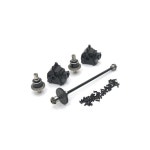 WLtoys 1/14 144010 RC 자동차 부품용 기어 박스 차동 키트, HWRC 업그레이드 메탈 센터 구동축 어셈블리 : 비상mall