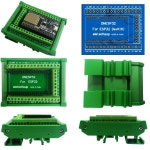 3.96 커넥터 DIN 레일 마운트 나사 터미널 블록 어댑터 모듈 ESP32S ESP-WROOM-32 DevKitC ESP32 와이파이 이더넷 PLC : 글로벌허브상사