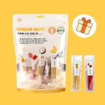 (10+2)주베베 강아지 비건껌 신부전 췌장염 노견 간식 과일, 10개, 1개 : 반가반가