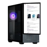 ZALMAN Z10 DS 블랙 15.6인치 풀HD 모니터 탑재 미들 타워형 PC 케이스 Z10 DS BLACK CS9076 : 시구왕병