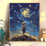 코지하루 DIY 명화그리기 유화 그림 그리기 세트 30x40 어린왕자A : 코지하루몰