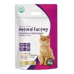 내추럴팩토리 치킨야채 5kg 고양이사료 : 네발로친구