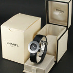샤넬 CHANEL 라 론드 여성 쿼츠 손목 시계 블랙 H0579 : 고호비 Gohobi