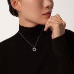[국내백화점] 까르띠에 트리니티 목걸이 펜던트 옐로우골드 로즈골드 미니 스몰 라지 다이아 : 유로어센틱
