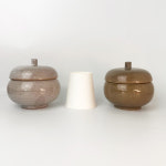 수작업 도자기 미니 항아리 현관 소금 항아리 작은 단지 꿀단지 : 여토공방