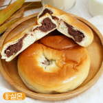 44년 전통 군산 빵굽는오남매 단팥빵 140g 식사대용 수제 보리빵 : 고수의집밥