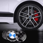 자동차 휠 센터 커버 허브캡 장식 액세서리, BMW 1 3 5 7 시리즈 M M3 M5 M6 F01 F20 F10 X5 E36 용 캡, 56mm, 68mm : 비상mall