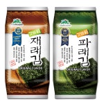 대천김 갓바위식품(주)본사 재래파래도시락 4g(9매) × 50봉 : 대천갓바위김