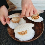 대왕 참가리비 1kg 제철 왕 큰 캠핑 조개구이 비단 홍가리비 : 더꽃게