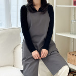 멜빵H 생활 방수 앞치마 카페 남자 캔버스 바리스타 미용실 애견샵 미술학원 화방 공방 : 한스데이