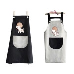 애완동물 앞치마 오염방지 미용 샤워 애견 미용복 애견카페 앞치마 : 데이데이온데이