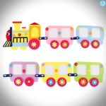 유니아트 펠트 꼬마 기차 세트 신형 환경판 어린이집환경판 환경판꾸미기 유치원환경판 : 굿쇼핑즈