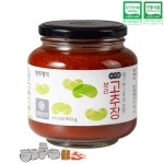 방주명가 방주품 국산 유기농 저당 수제 전통 재래식 집 조청 보리 고추장 900g, 1개 : 웰니스  마켓