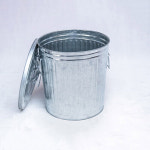 양철쓰레기통 빈티지 야외 대형 75L 55L 휴지통 대용량 레트로 양철 : 디엠상점1