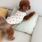 강아지실내복 수면조끼 대형견옷 오가닉 데일리 겨울 스프링클 테디 멍고메리 : 꼴레트멍멍 스토어