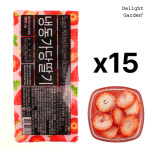 냉동 국내산 가당 딸기 85% 함유 1kg, 15개 : 딜라잇가든