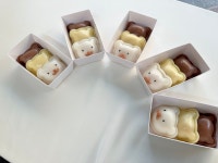 [곳간/서울 경기] 곰 저당 바람떡 10세트 유치원 어린이집 생일 승진 결혼식 답례품 : 곳간 한식 디저트 공방