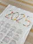[주문 제작] 2025 프랑스자수 패브릭 달력 : 한땀HANTTAM