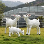 양 조형물 모형 펜션 정원 공원 마당 야외 농장 대형 피규어 식당 농장 포토존 인형 A : 두연글로벌