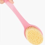 3WC 라운드형 등밀이 목욕솔 목욕브러쉬 등솔 샤워용품 등때밀이 : 삼월천상회