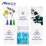 Maccx 20ml 유리 테스트 튜브, Dim.20x150mm, 50팩, 붕규산 소재, TTG020-050 : 스마트마켓허브