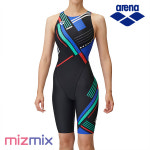 아레나 반전신 경기용 아쿠아레이싱 수영복 FAR-3560W-BKBU : 미즈믹스