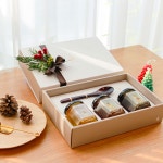 크리스마스 연말 아카시아꿀 야생화꿀 벌화분 3종 선물 세트 단체 송년회 답례품 : 달꿀농장