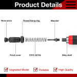 리베터건 어댑터 보관 건 리벳 도구 12mm 팅 M3 M8 전기 비트 M4 상자 가정용 : 코알라다섯